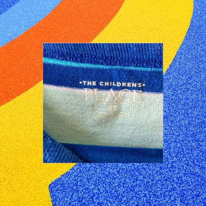 With a comfortable fit and fun striped design, this boys cotton stripe top from The Children's Place is perfect for your little one's daily adventures