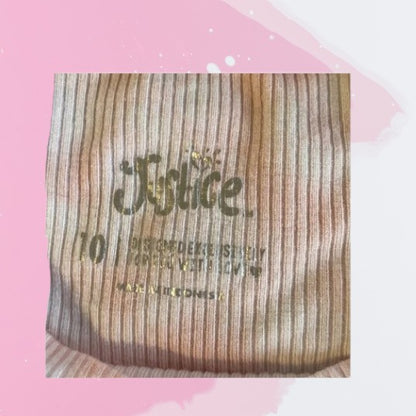 Bring some cheerful flair to your daughter's wardrobe with this Justice Tie Dye Short Sleeve Top