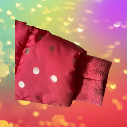 Member’s Mark cozy puffer winter coat features a secure zipper, snap closure and serpa lining