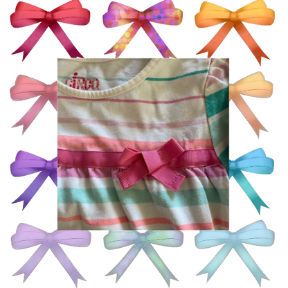 Add a touch of cuteness to your little girl's wardrobe with this multicolored Circo stripe top