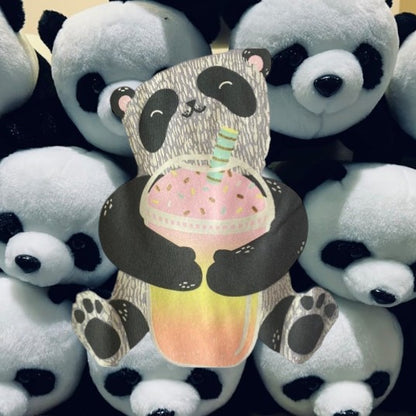 This Cat & Jack long sleeve shirt offers a cute and fun panda graphic design that any girl will love