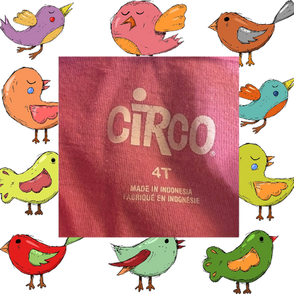 Enhance your little one's wardrobe with this Circo fun and stylish singing bird graphic tee