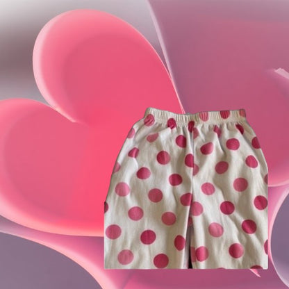 2pc -Disney Polka Dot Bathrobe & Pajama Pants