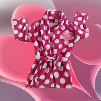 2pc -Disney Polka Dot Bathrobe & Pajama Pants