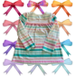 Add a touch of cuteness to your little girl's wardrobe with this multicolored Circo stripe top