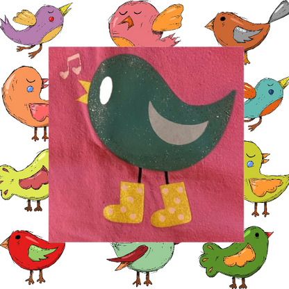 Enhance your little one's wardrobe with this Circo fun and stylish singing bird graphic tee