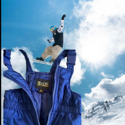 Ensure that your little ones stay warm and protected during outdoor winter activities with iXTREME Toddler Snow Bib Overalls
