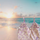This one-piece bathing suit from Juicy Couture features a darling floral ruffle design