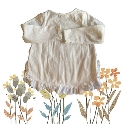 Perfect for your little fashionista, this Savannah Hi-Low Ruffle Top brings a touch of class to any outfit