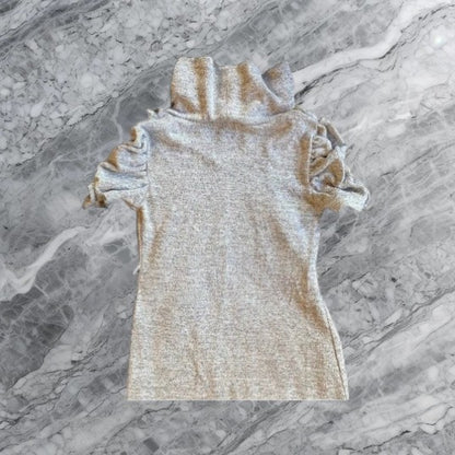 iZ Byer Girl Applique Rhinestone Turtleneck