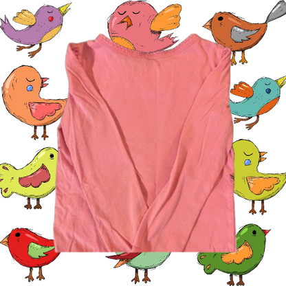 Enhance your little one's wardrobe with this Circo fun and stylish singing bird graphic tee