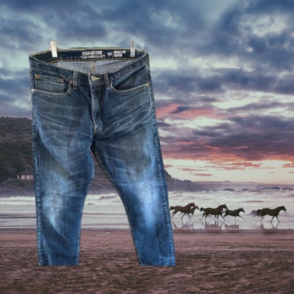 Signature by Levi Strauss & Co., distressed jeans for big boys