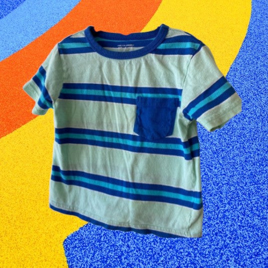 With a comfortable fit and fun striped design, this boys cotton stripe top from The Children's Place is perfect for your little one's daily adventures