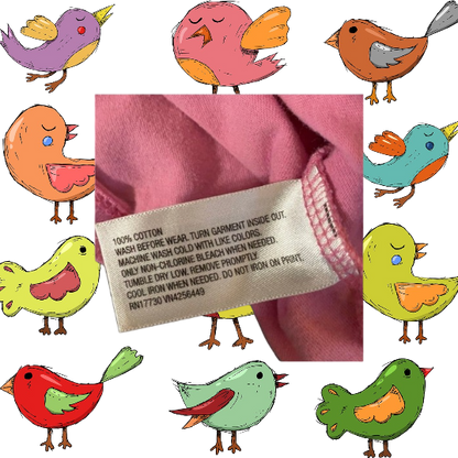 Enhance your little one's wardrobe with this Circo fun and stylish singing bird graphic tee