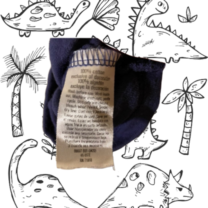 This Gerber Onesies features a cool dinosaur design and convenient snap closure for easy dressing your little one