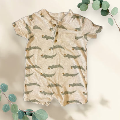 This Carter’s animal design onesie features adorable animal designs