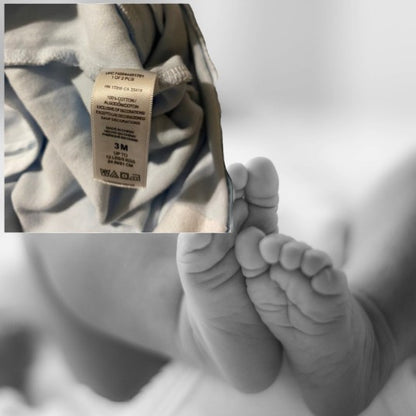 The Little Me Footed Appliqué Cotton Onesie features a charming bear appliqué design with boats