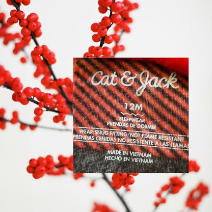 This 2pc pajama set from Cat &amp; Jack features a cool checker design and is made of incredibly soft fabric