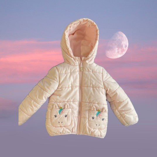 Carter’s Appliqué Unicorn Hooded Winter Coat