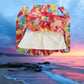 Koala Kids floral ruffle dress boasts a sleeveless, ruffle neckline and convenient pull over design