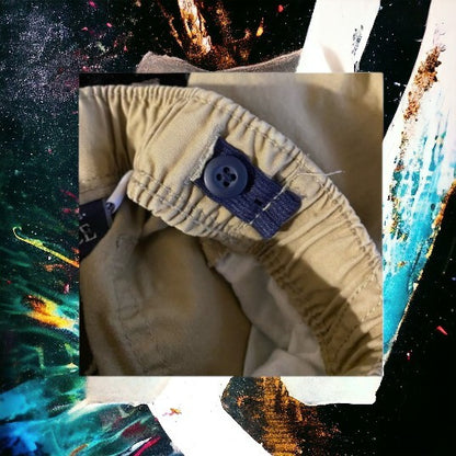 The Children’s Place Baby Boy’s Pants feature a pull-up design with an elastic waistband for a perfect fit