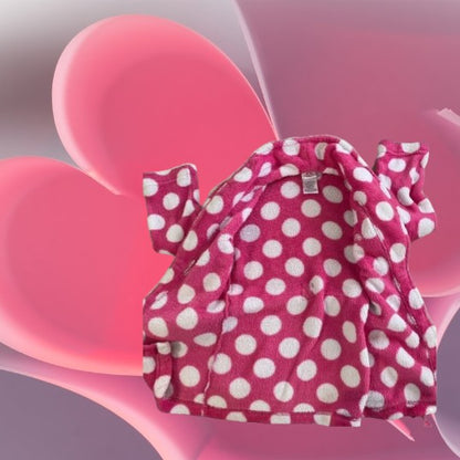 2pc -Disney Polka Dot Bathrobe & Pajama Pants