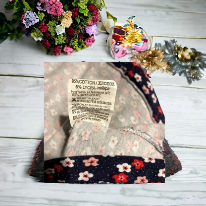 Pretty little girl's beautiful all-over floral dress