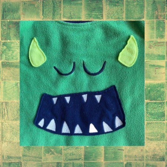 Monster graphic design pajama top