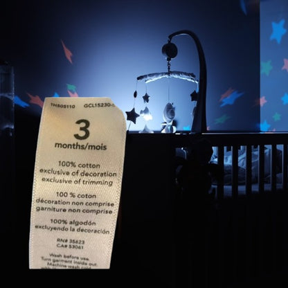 Carter’s hooded and footless cotton one-piece is super soft and adorable