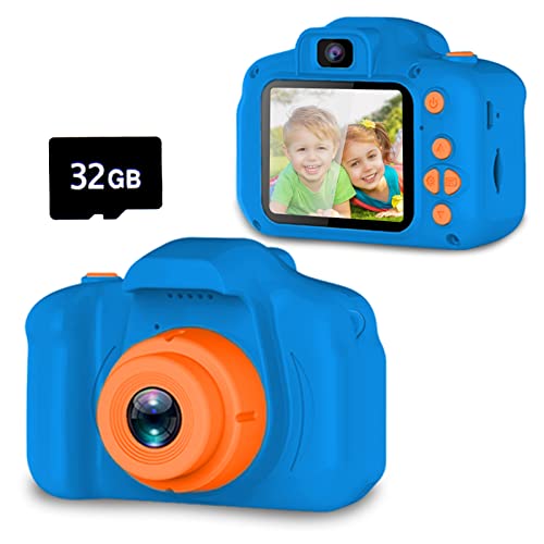 Seckton Upgrade Kids Selfie Camera, Boys Ages 3-9, HD Digital Video Cameras for Toddlers