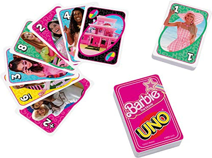 UNO Barbie The Movie Card Game