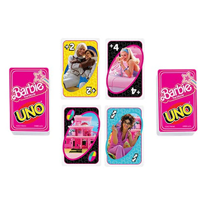 UNO Barbie The Movie Card Game