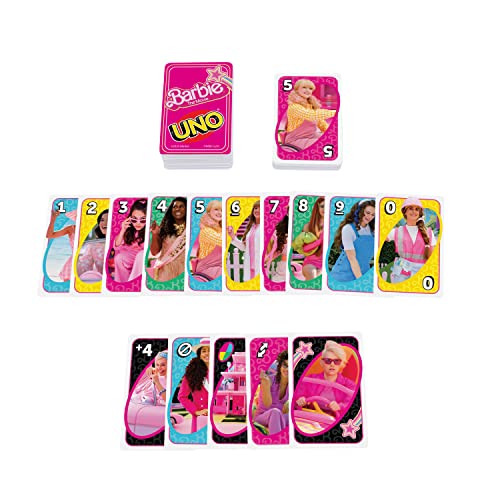 UNO Barbie The Movie Card Game