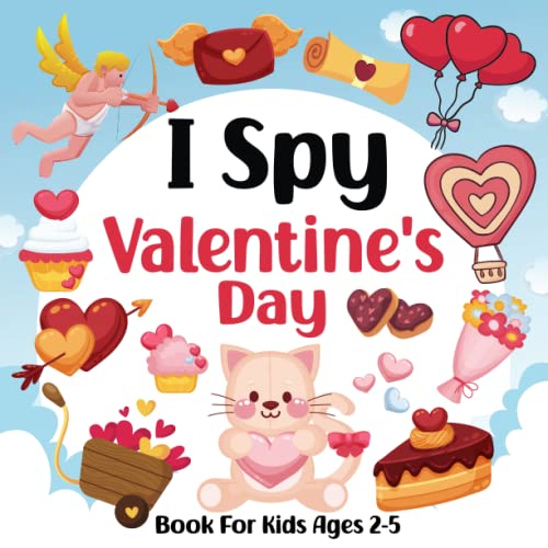 I Spy Valentine's Day Book For Kids Ages 2-5
