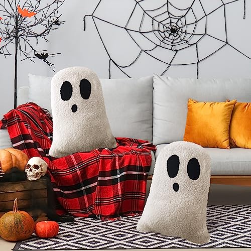 2 Pcs Halloween Throw Spooky Pillows