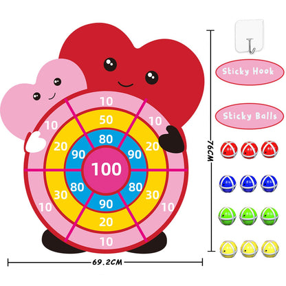 Valentines Day 30” Large Dartboard Game