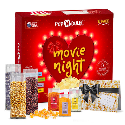 Movie Night Popcorn Gift Set for Valentines Day!